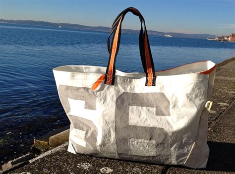 bags made out of sails.